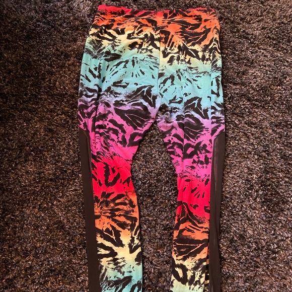 No Boundaries Pants - 2 for $20!! Bright Color Rainbow Tiger Print Soft Leggings Print Large